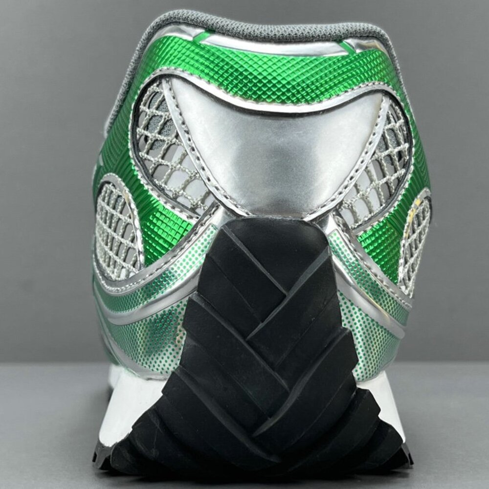 Bottega Veneta Orbit Sneaker lace-up Silver&Green - Picture 13 of 13